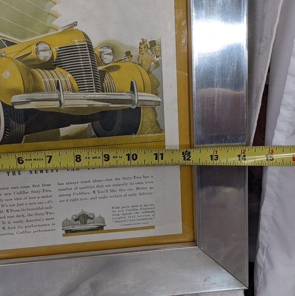 Cadillac picture 1962 silver frame yellow car - Picture 14 of 16